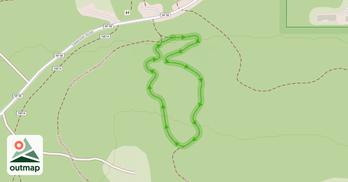 Map of Compass Skills Lower Loop