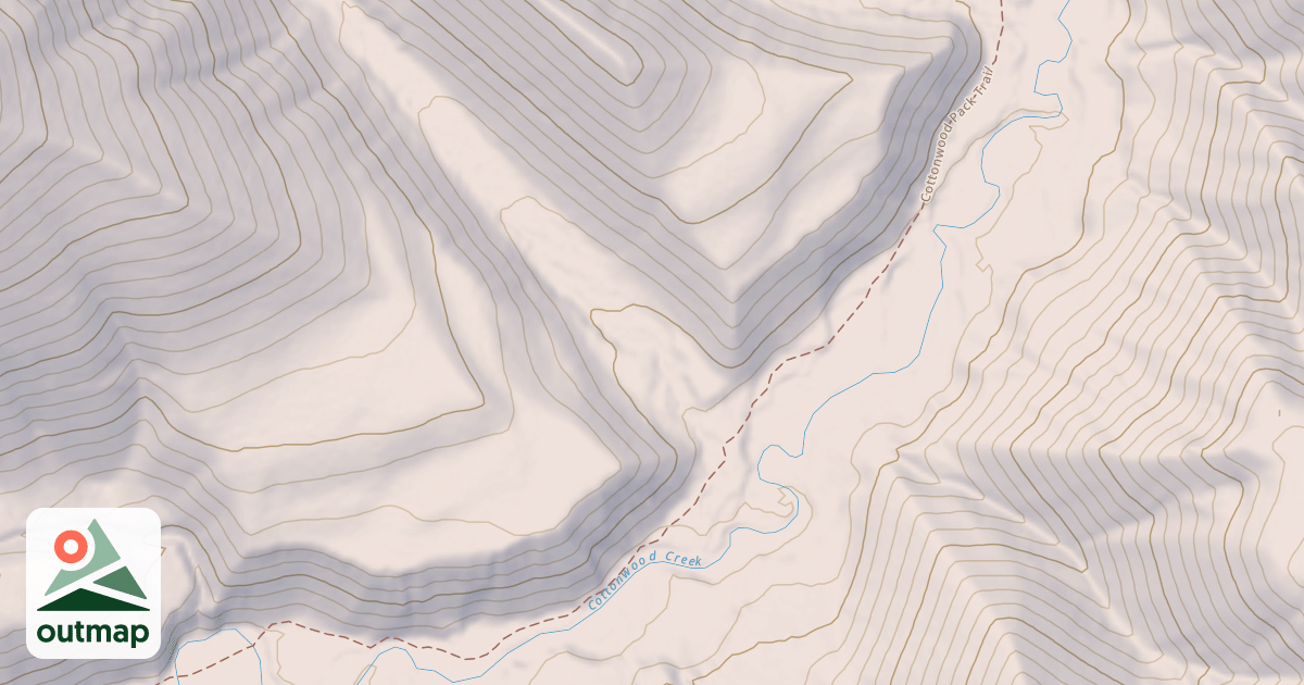 Map of Cottonwood Snowmobile