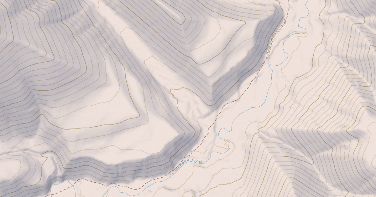 Map preview of Cottonwood Snowmobile
