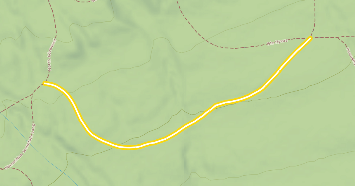 Map preview of Pincushion Mountain Loop