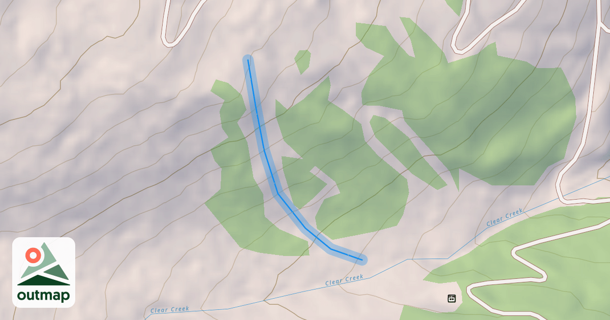 Map of North Chutes