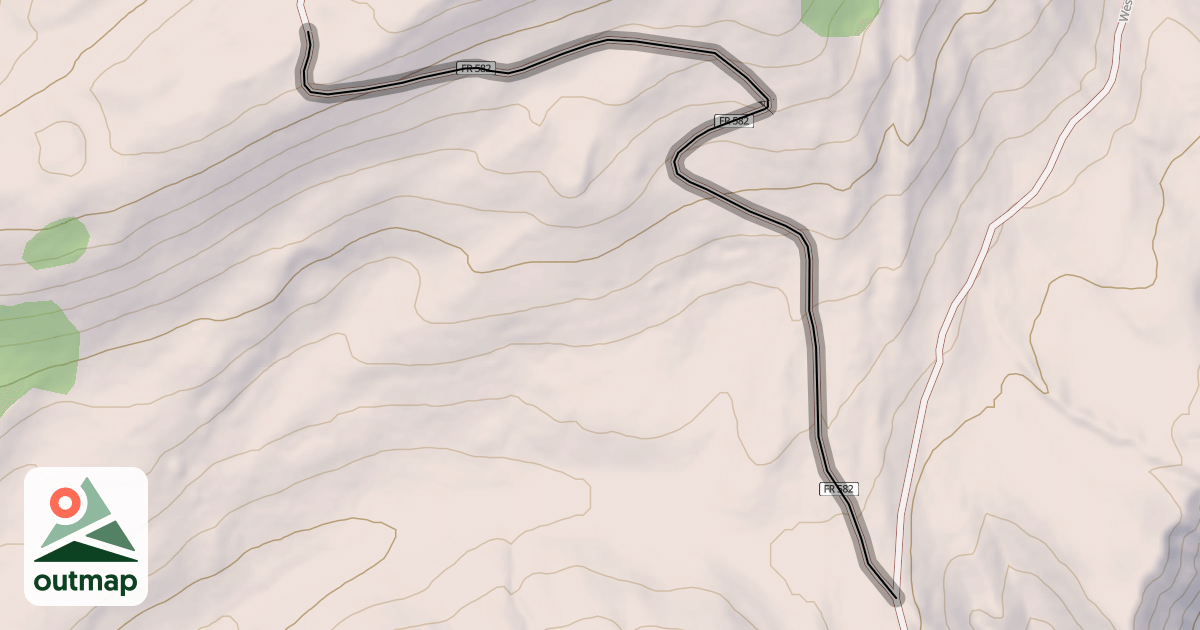 Map of Deer Creek Road