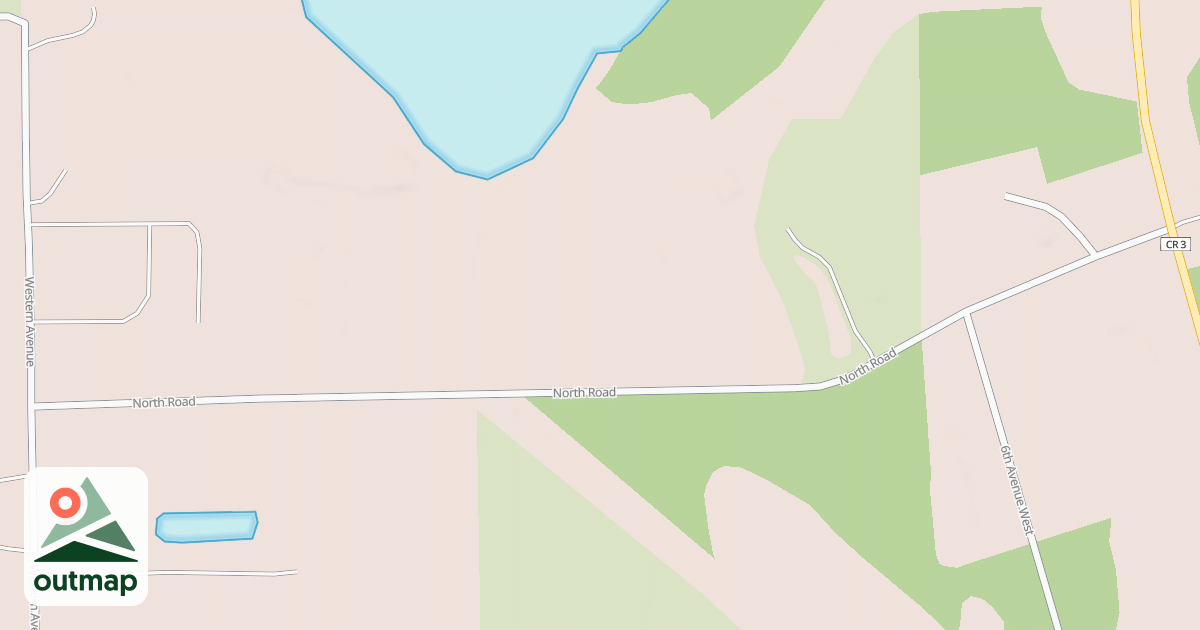Map of Lake George State Forest Trail