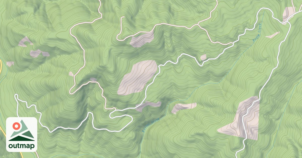 Map of BUSTER BUTTE