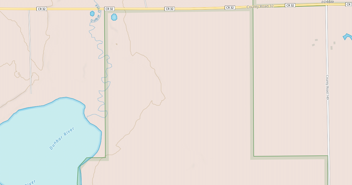Map preview of DUNBAR LAKE BOAT ACCESS
