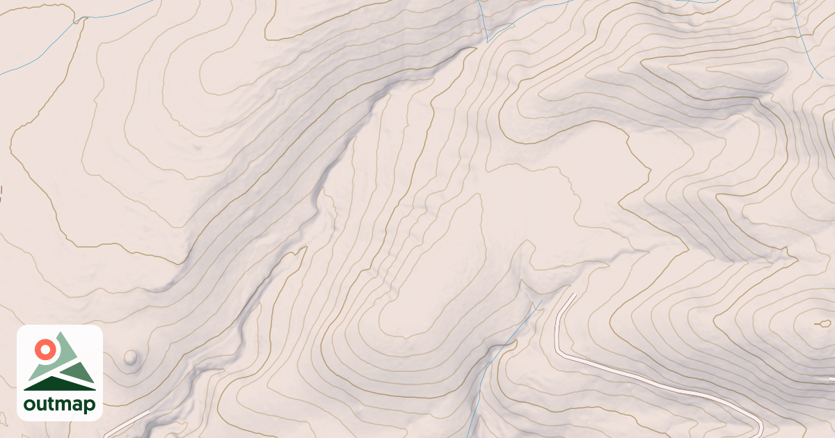 Map of E BROWNS RAVINE