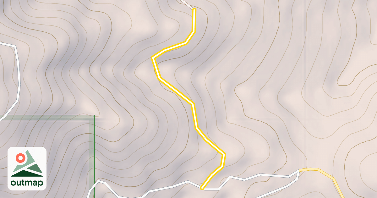 Map of National Forest Development Road 1456