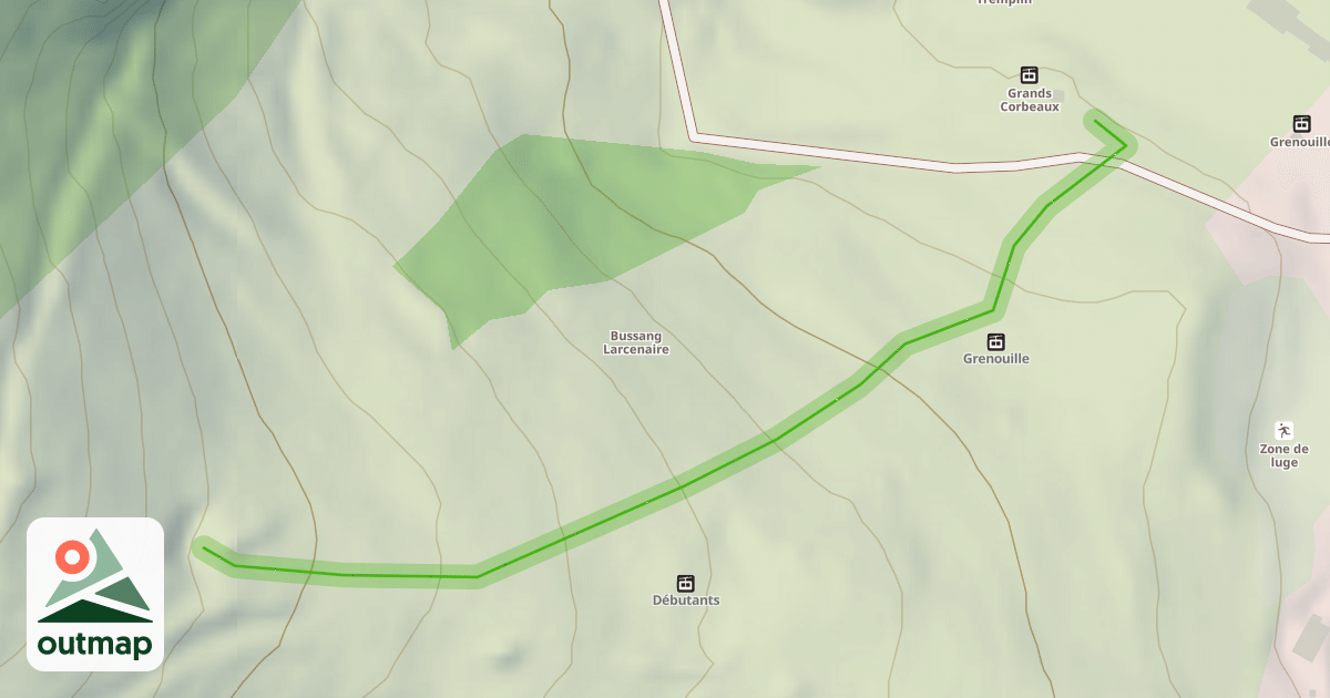 Map of Les Corbeaux