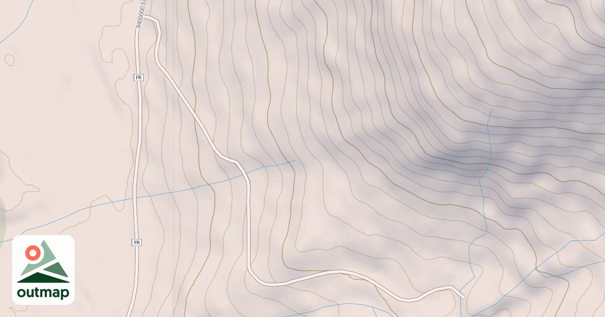 Map of USFS Motor Vehicle Use Map Roads {9E8758AC-7C5A-455A-B5F6-B044A37BD39E}