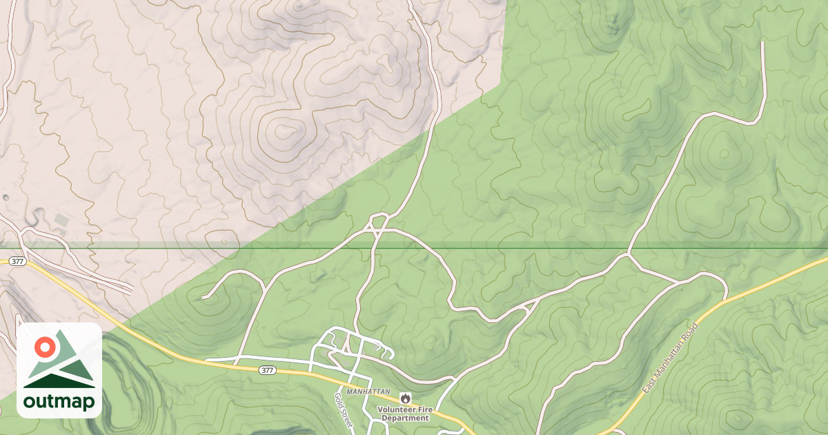 Map of MANHATTAN BYPASS