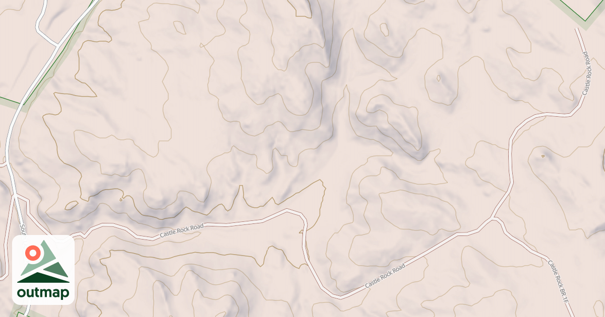 Map of CASTLE ROCK