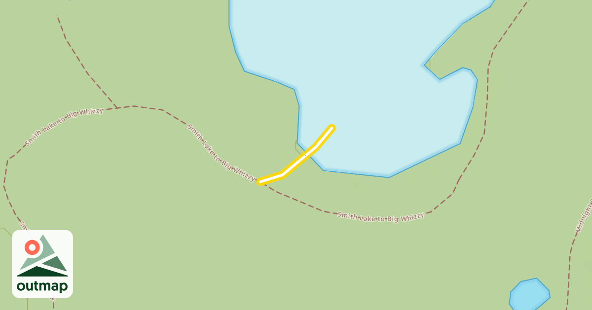 Map of Smith Lake Trail