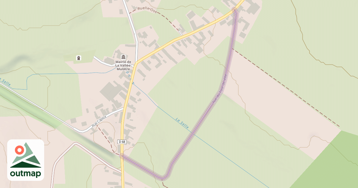Map of Rue du Tour de Ville