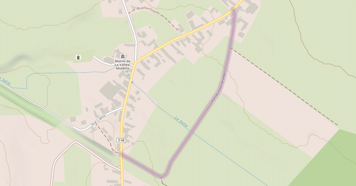 Map preview of Rue du Tour de Ville