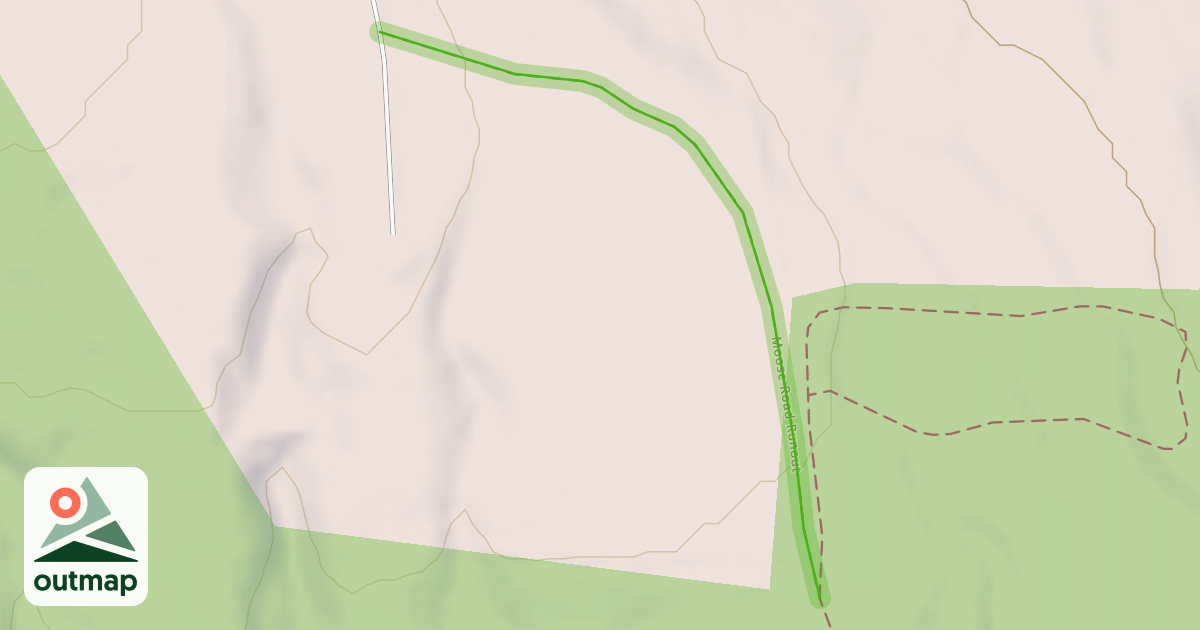 Map of Moose Road Runout