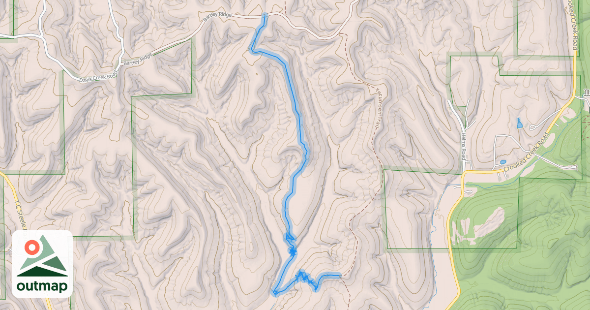 Map of Lucas Hollow