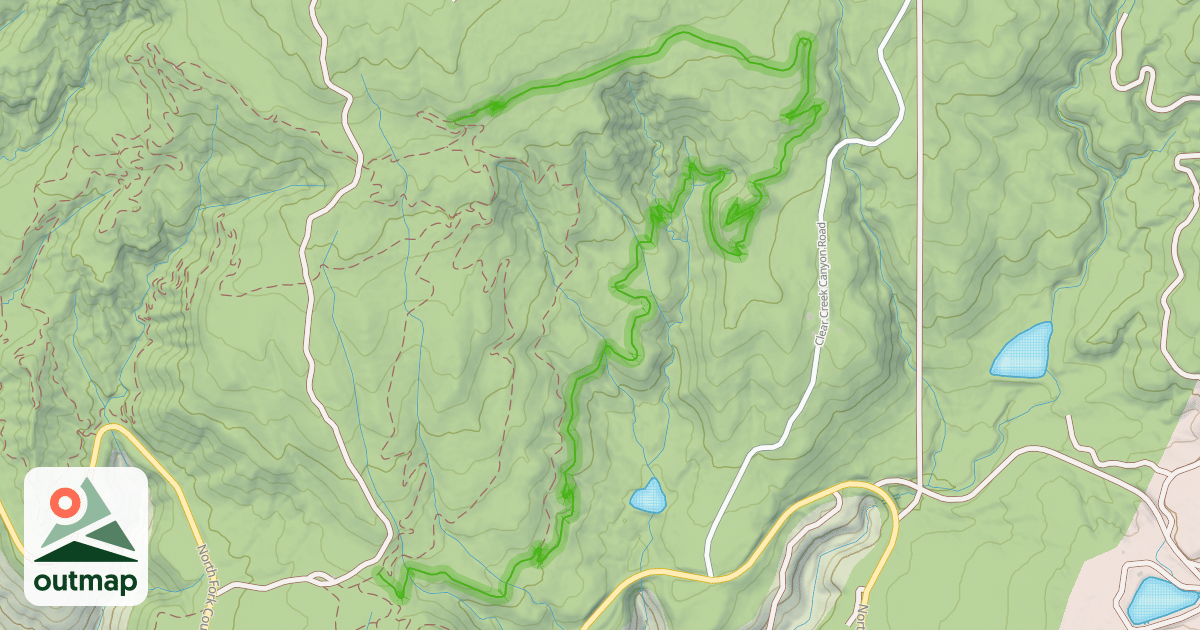 Map of Magic Carpet Trail