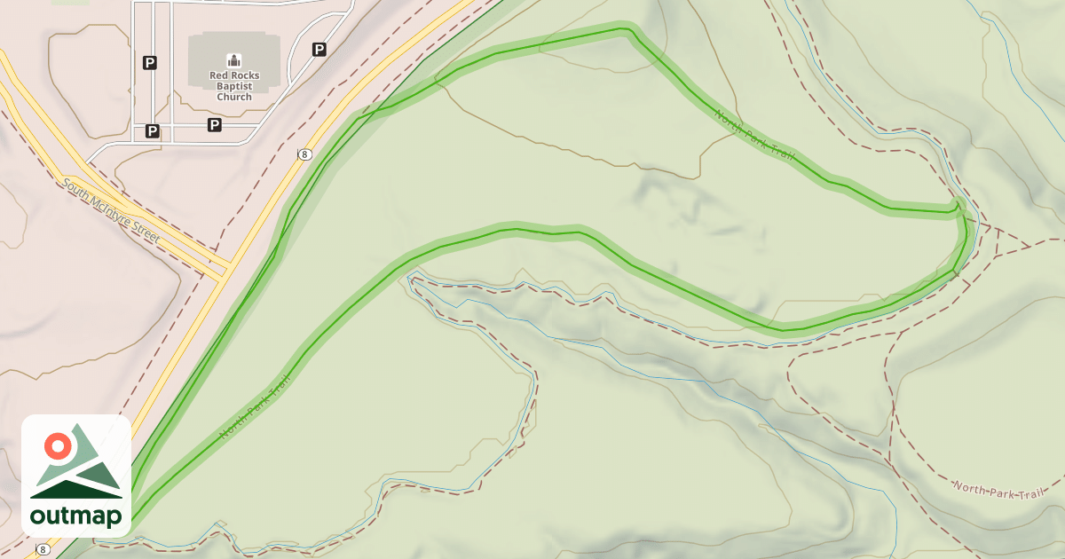 Map of North Park Trail