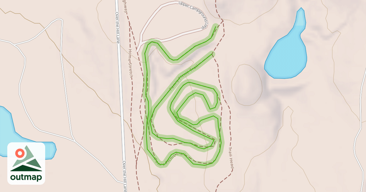Map of Pam's Picnic Trail