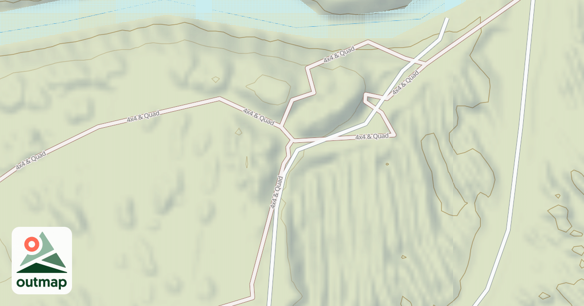 Map of Interlake State Recreation Area Trails