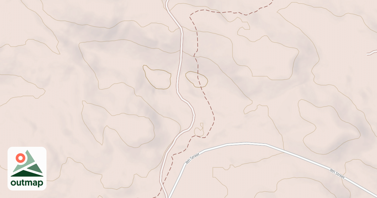 Map of Little Manistee Motorcycle Trail