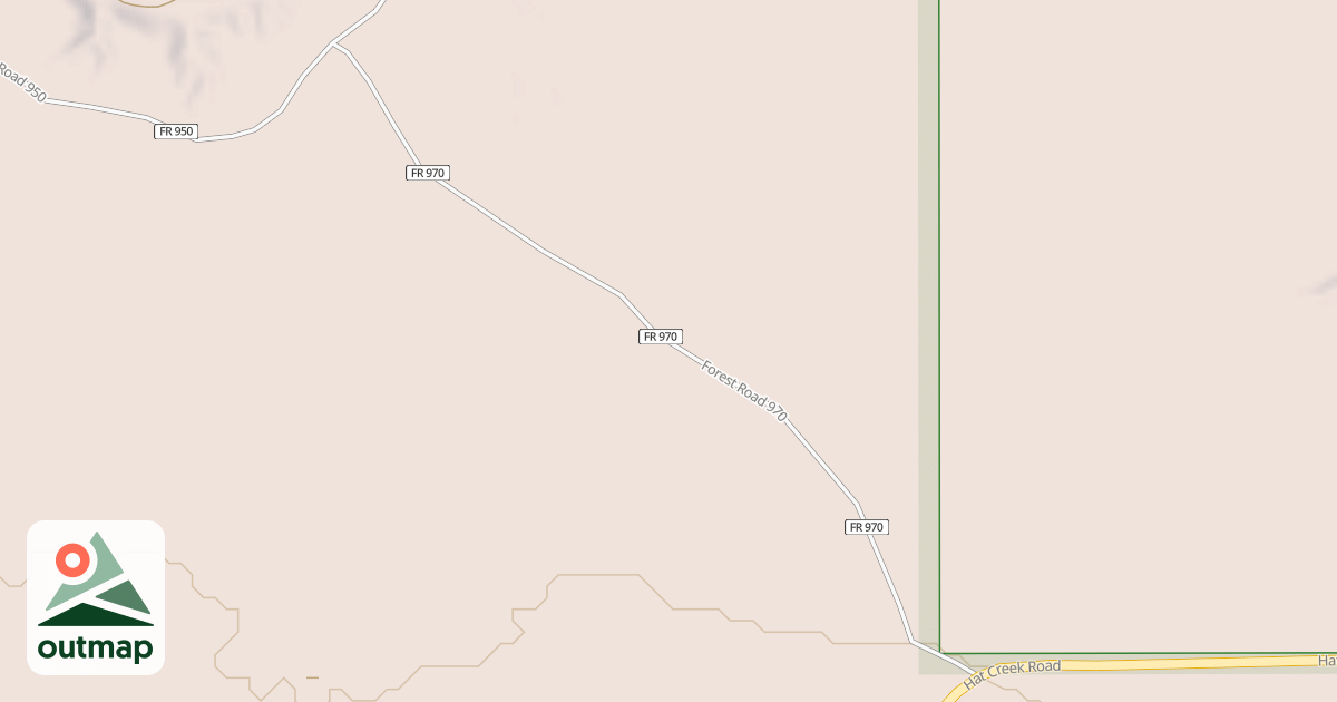 Map of USFS Motor Vehicle Use Map Roads {F0B53385-6A94-4CE7-85C3-D829CC9B37DD}