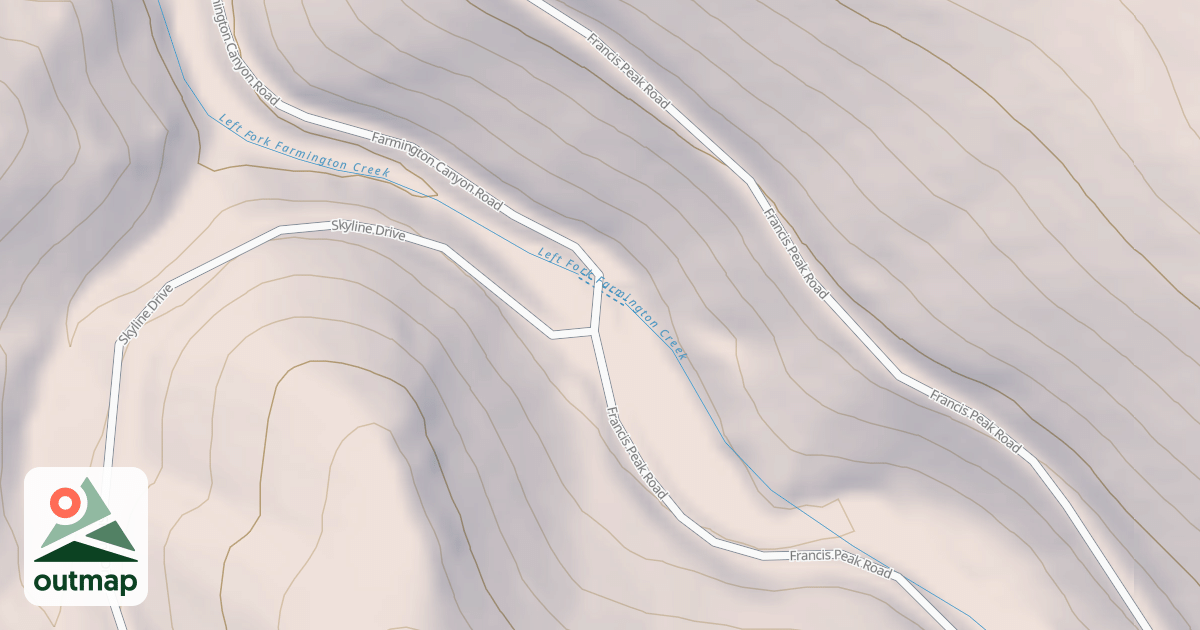 Map of FARMINGTON CANYON ATV