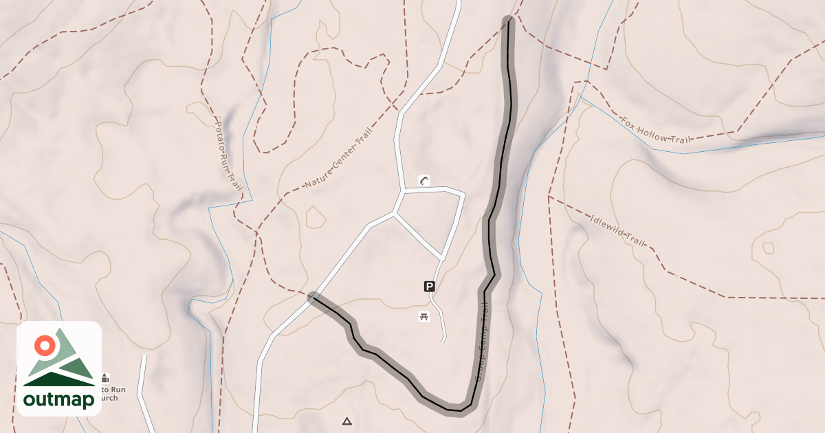 Map of Group Camp Trail