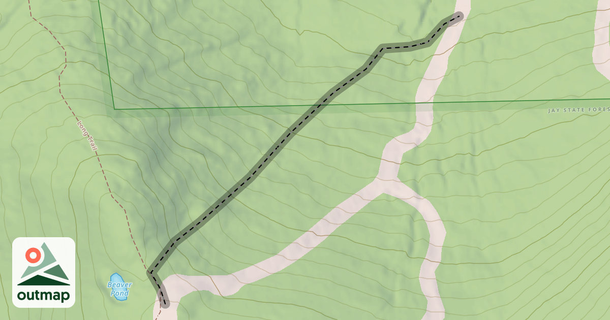 Map of Beaver Pond Glade