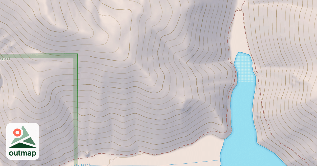 Map of Big Lake Creek