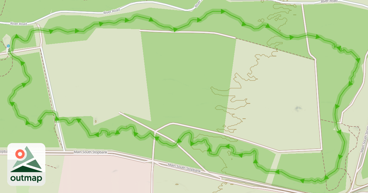 Map of Coringa Loop