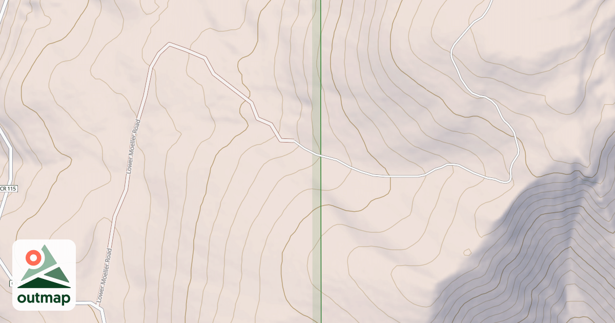 Map of LOWER MOELLER