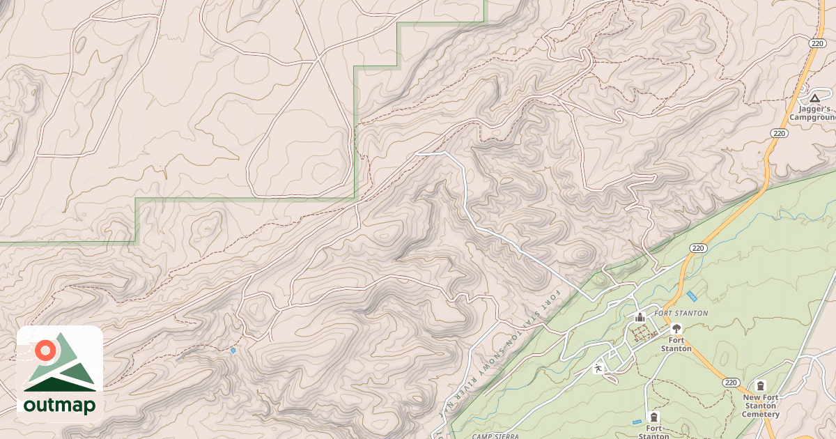 Map of Cz 723: West Mesa