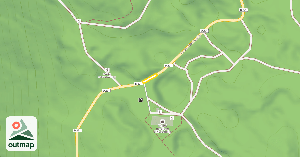Map of Route d'Herbouilly
