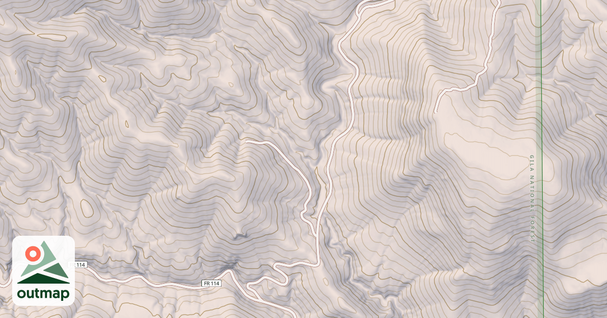 Map of GOLDFIELD