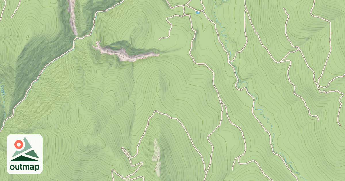 Map of BALDY BIG CR CONN
