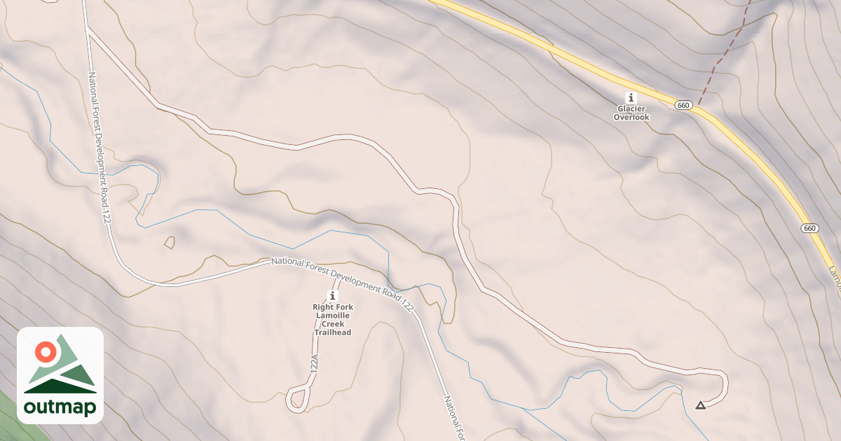 Map of CAMP LAMOILLE SPUR E