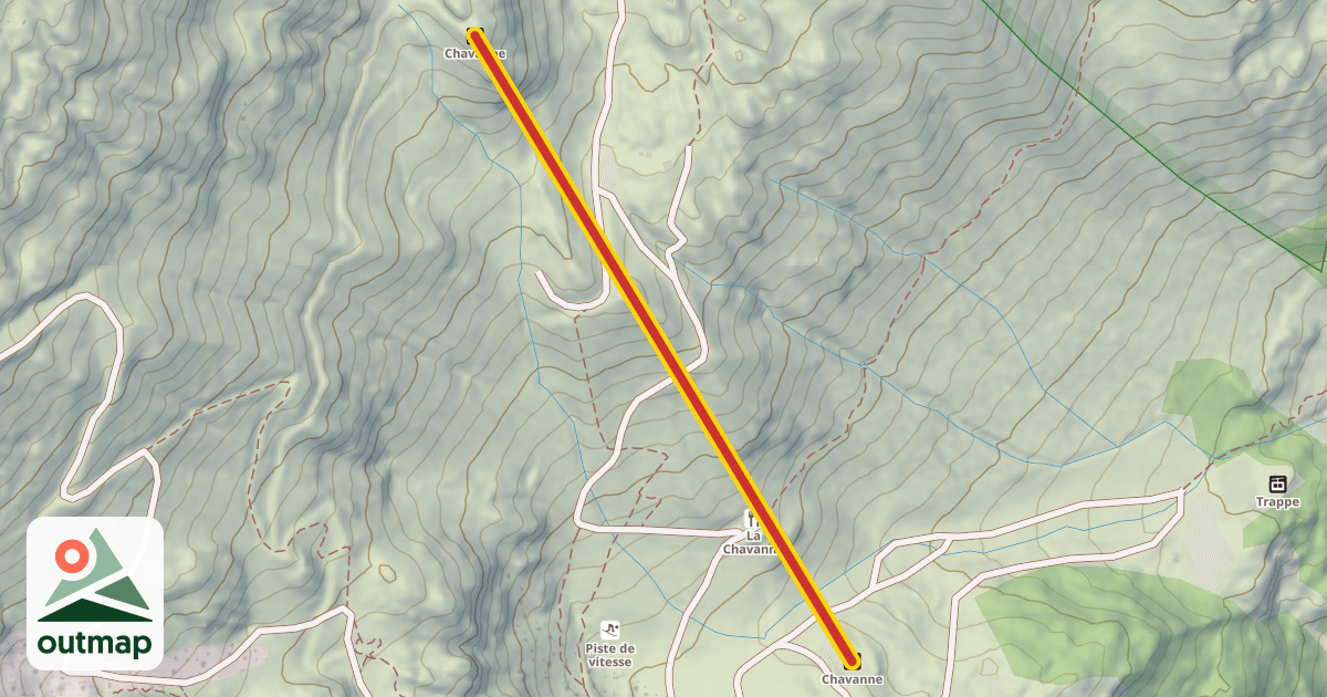 Map of Chavanne