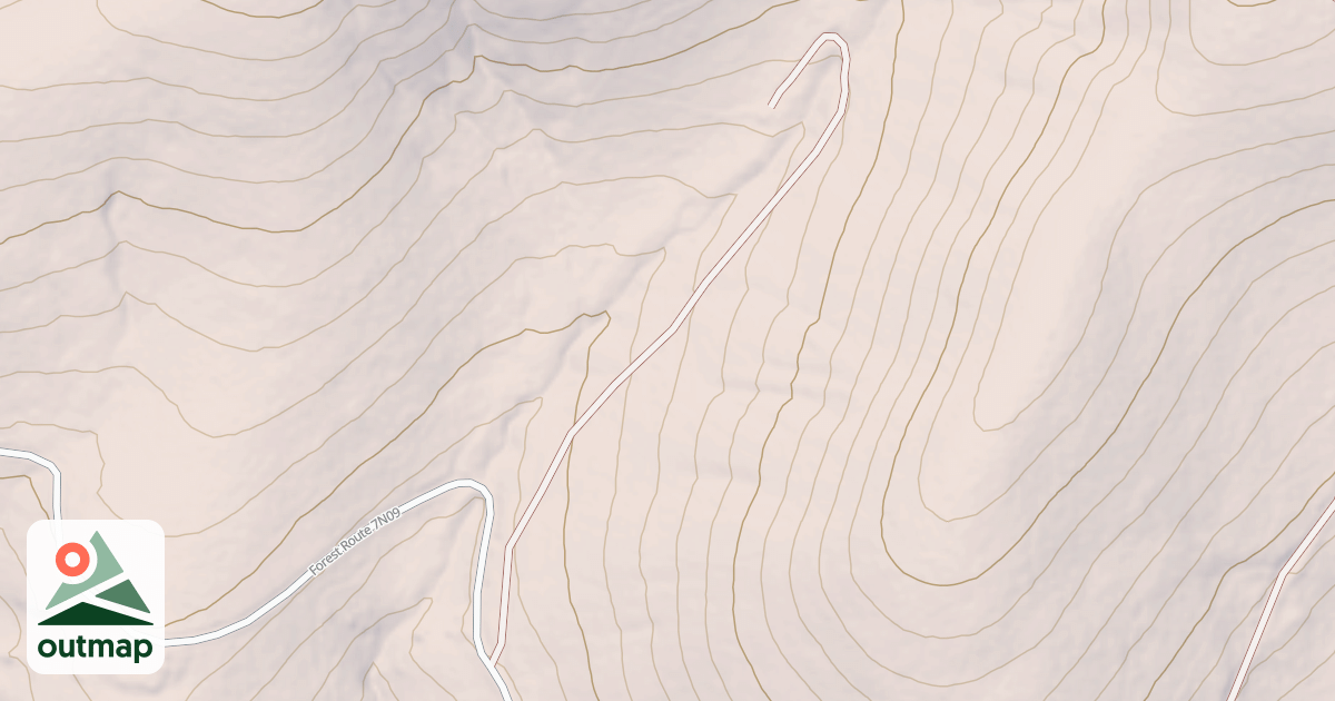 Map of USFS Motor Vehicle Use Map Trails 330134010602