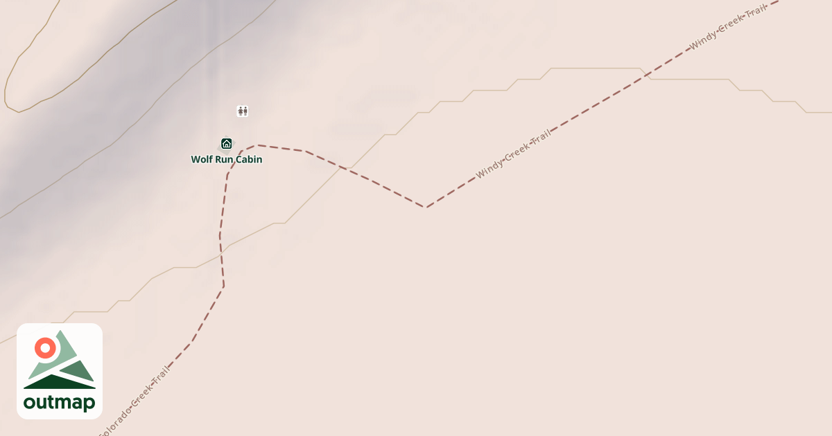 Map of Windy Creek Trail