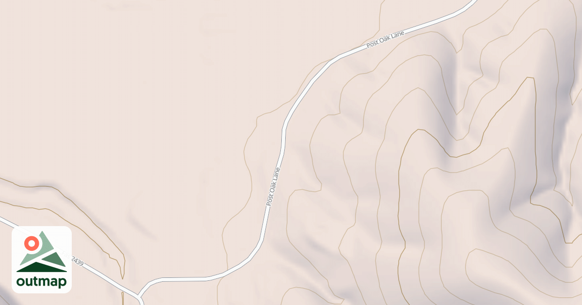 Map of POST OAK LANE
