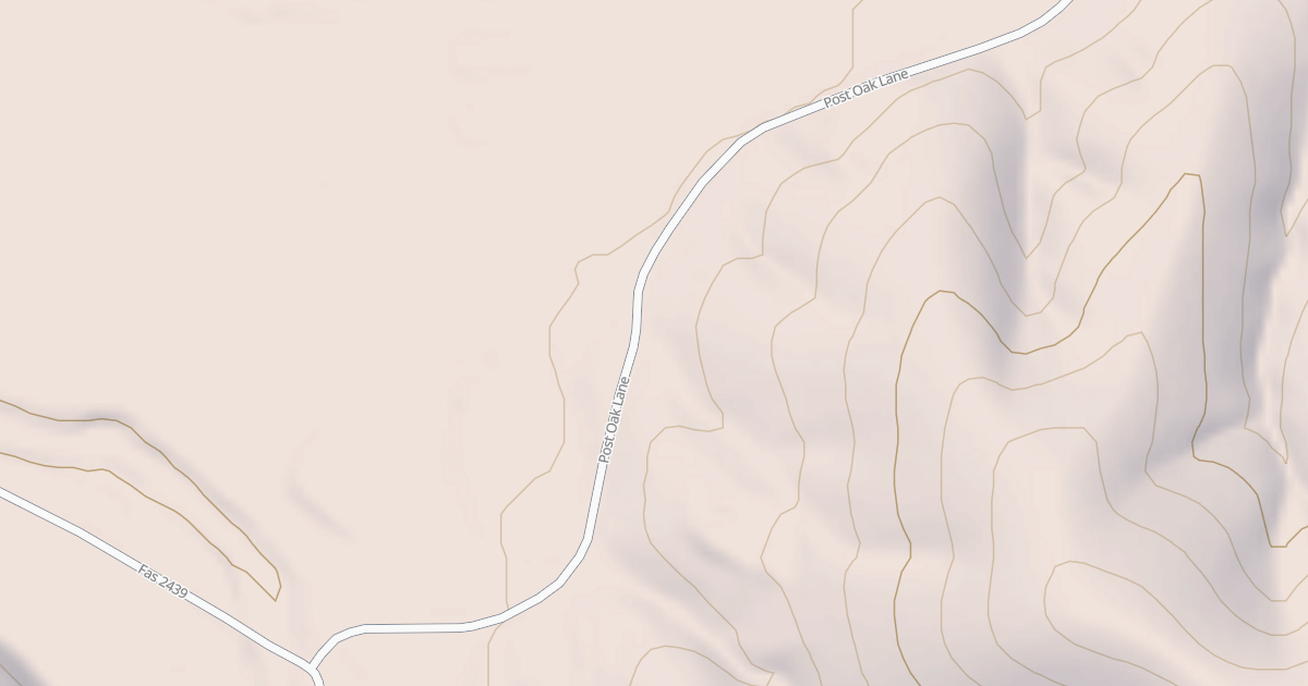 Map preview of POST OAK LANE