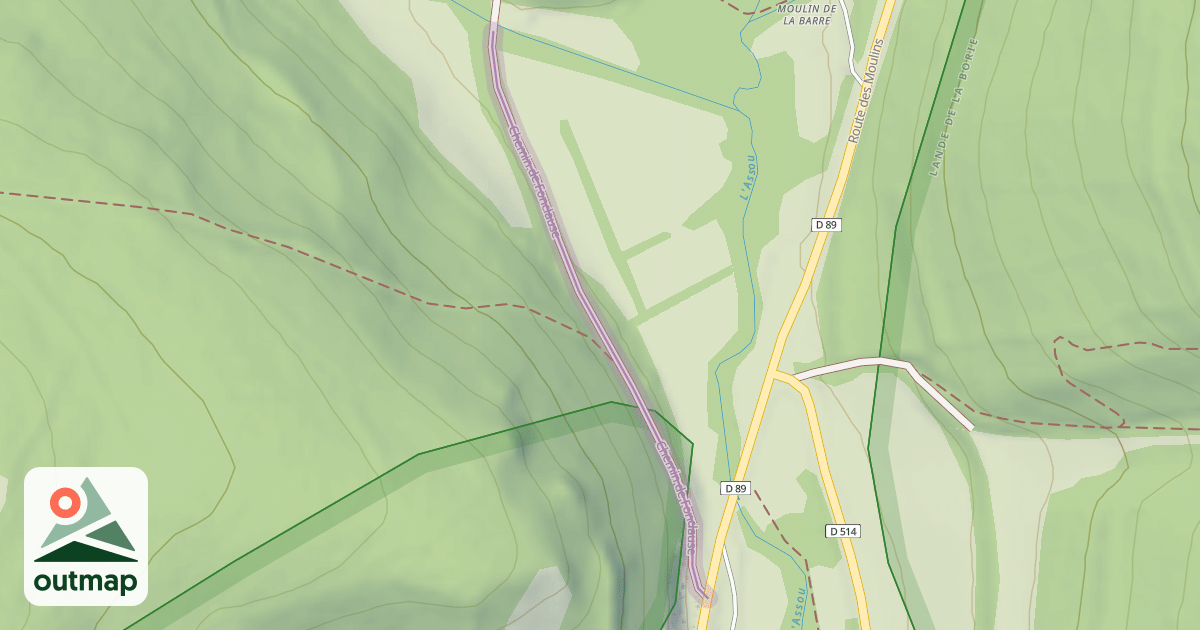 Map of Chemin de Fonclause