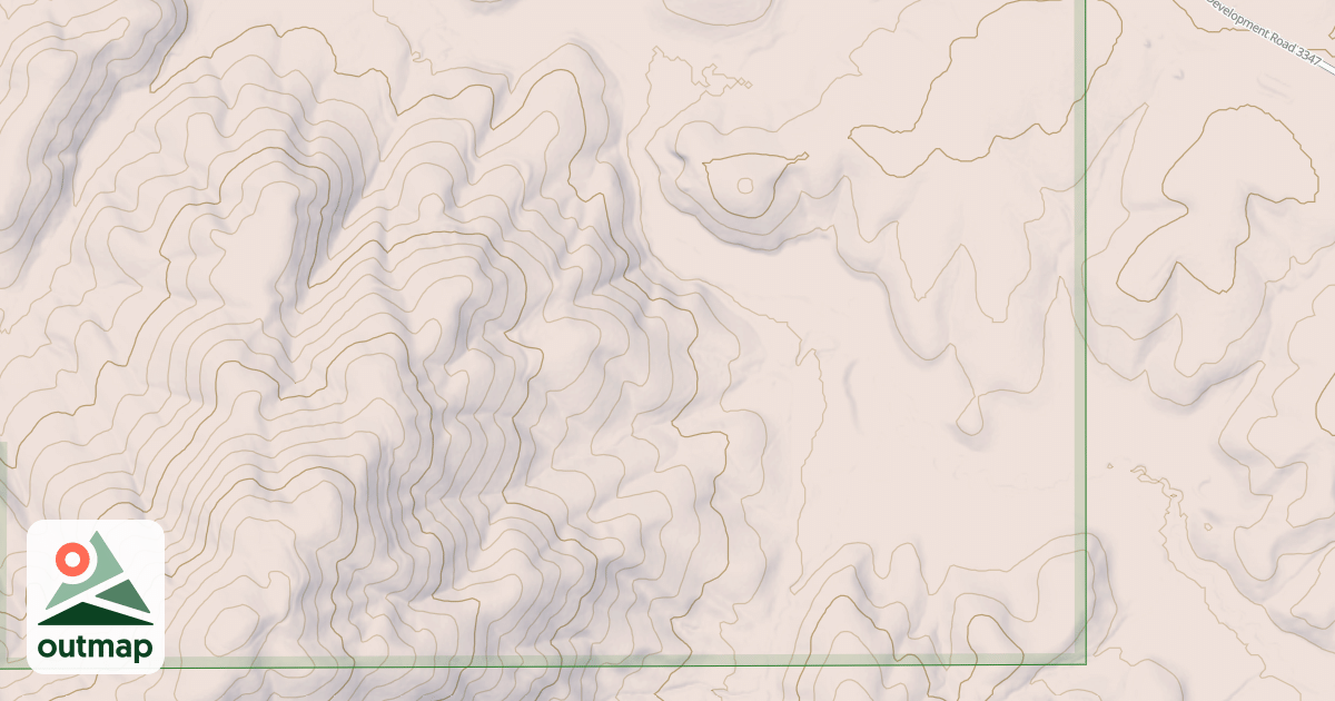 Map of CHERRY BUTTE