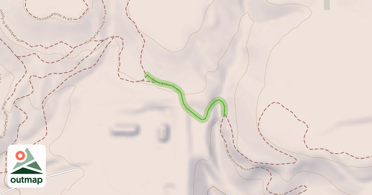 Map of Davidson Trail