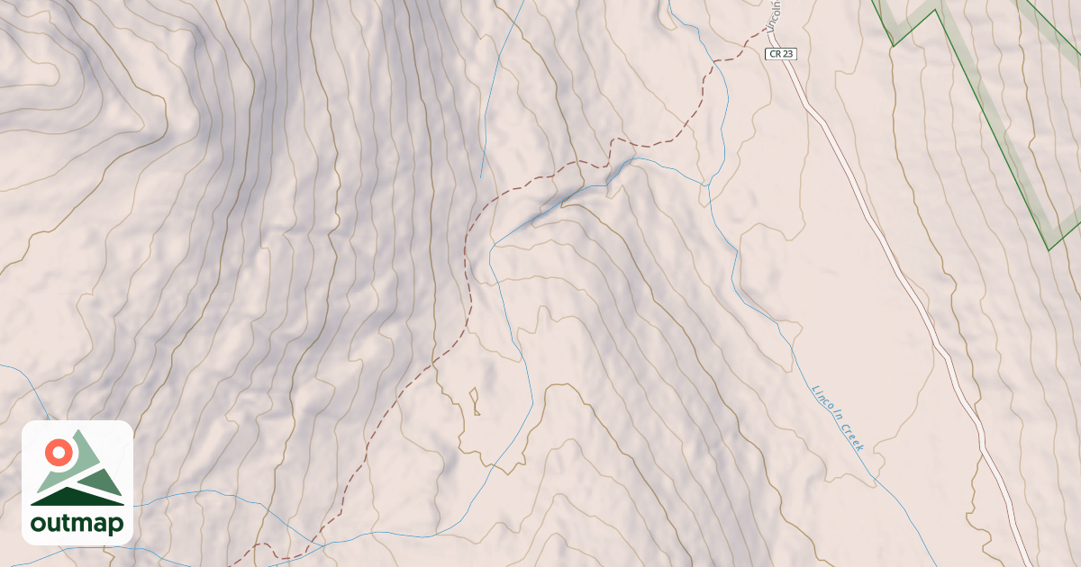 Map of ANDERSON LAKE