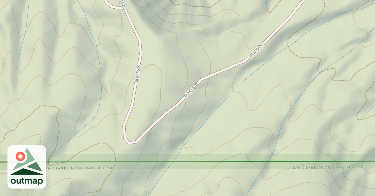 Map of Blm 5670