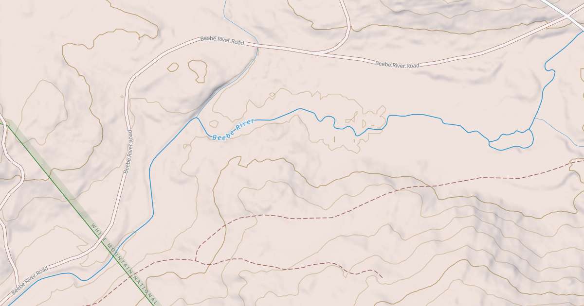 Map preview of BEEBE RIVER