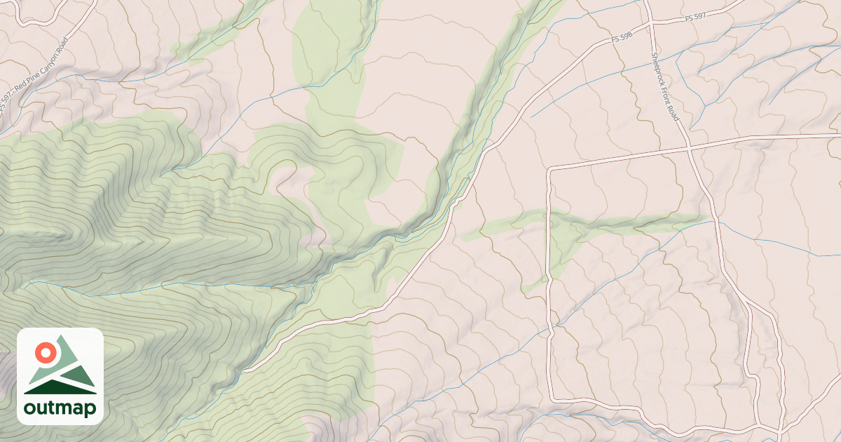 Map of SPRING CANYON