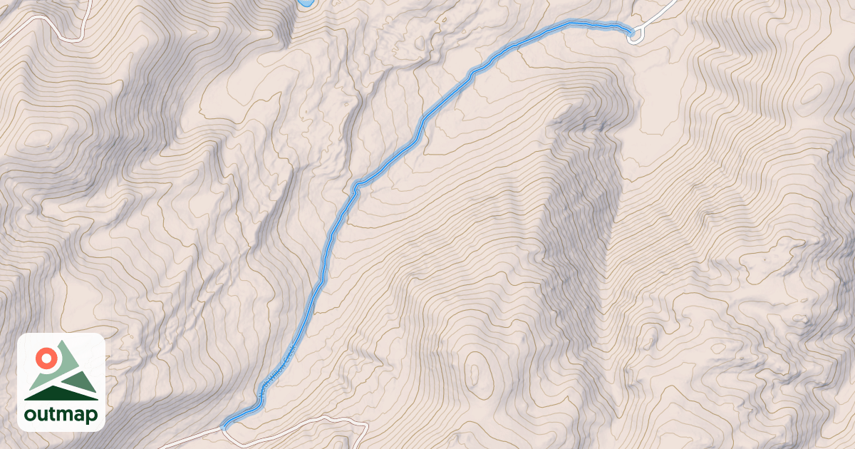Map of North Willow Creek